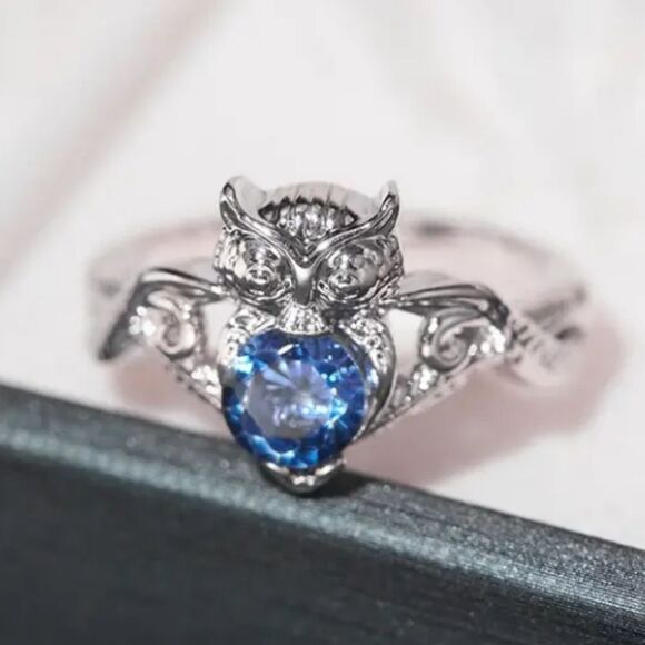 Chic owl ring sz 6 - Picture 1 of 6